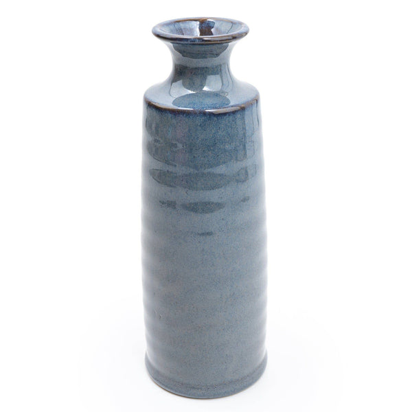 Distinctly Living Reactive Glaze Blue Vase