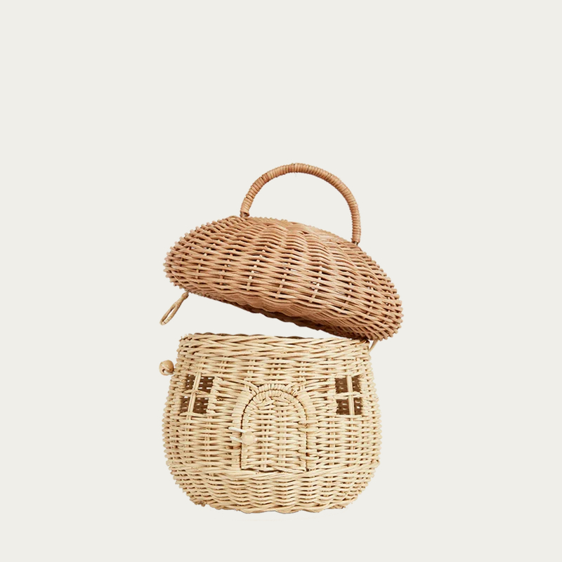 Olli Ella Rattan Mushroom Basket