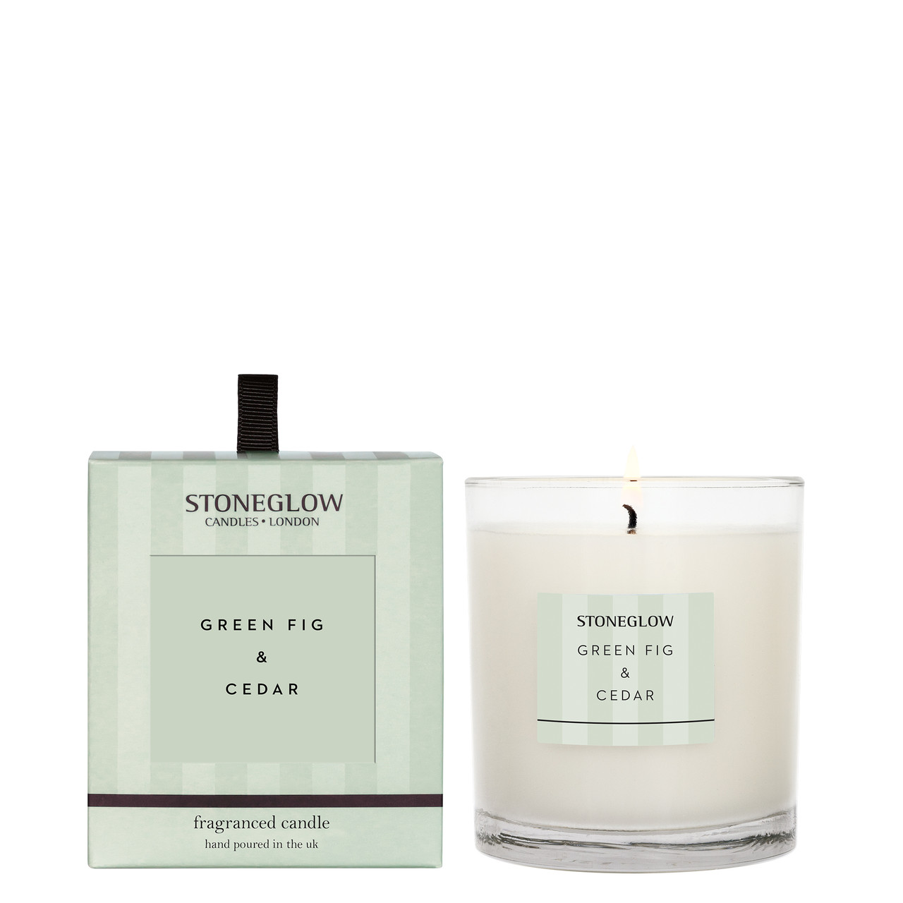 Stoneglow Candles Green Fig and Cedar Modern Classics Scented Candle