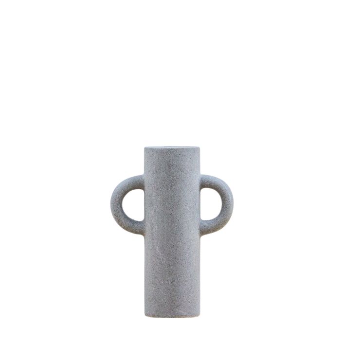 Gallery Direct Small Light Grey Sigga Vase