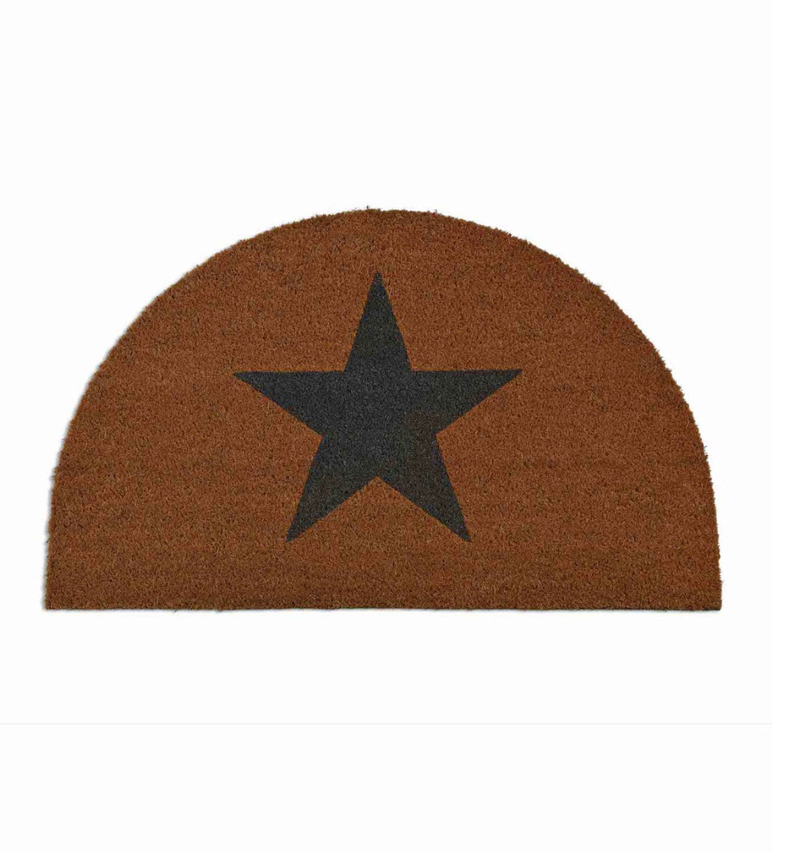 Garden Trading Natural Star Half Moon Doormat