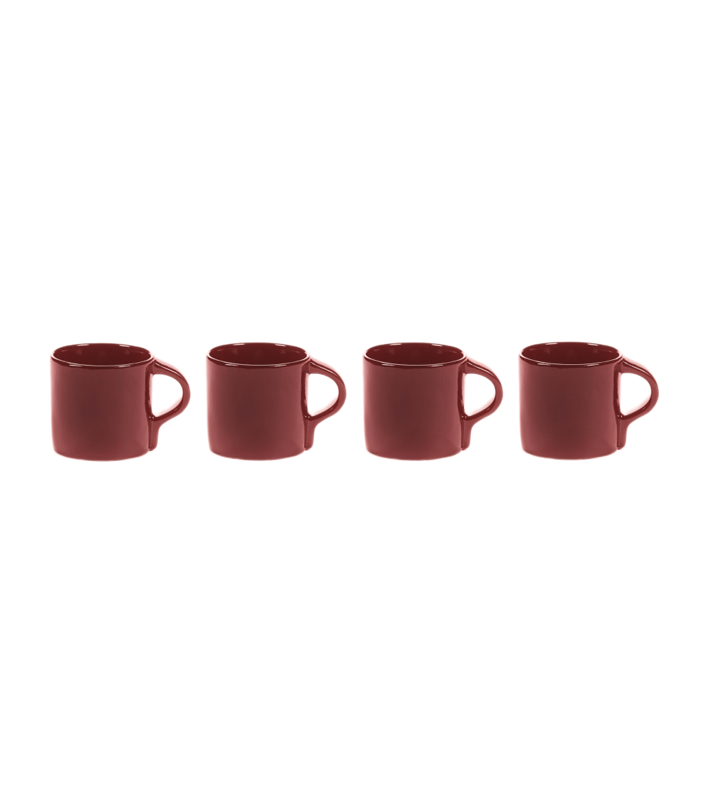 Serax Espresso Cup Red Venecian La Mère Set/4