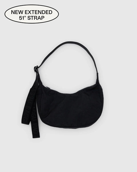 Baggu Small Nylon Crescent Bag Black