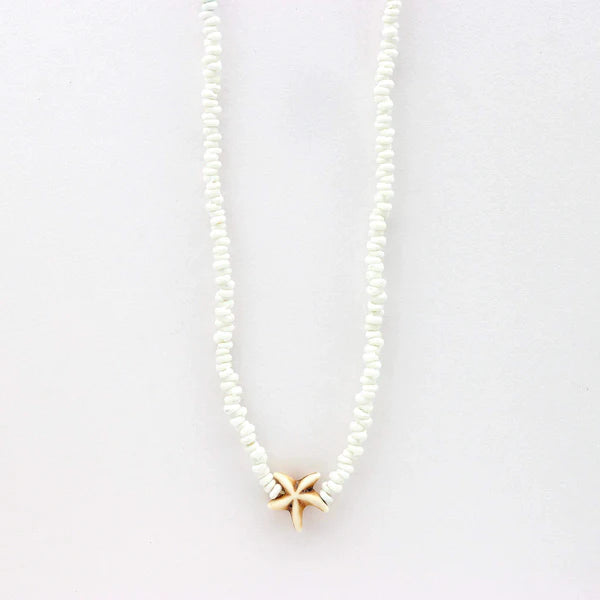 Pineapple Island Tidepool Starfish Necklace