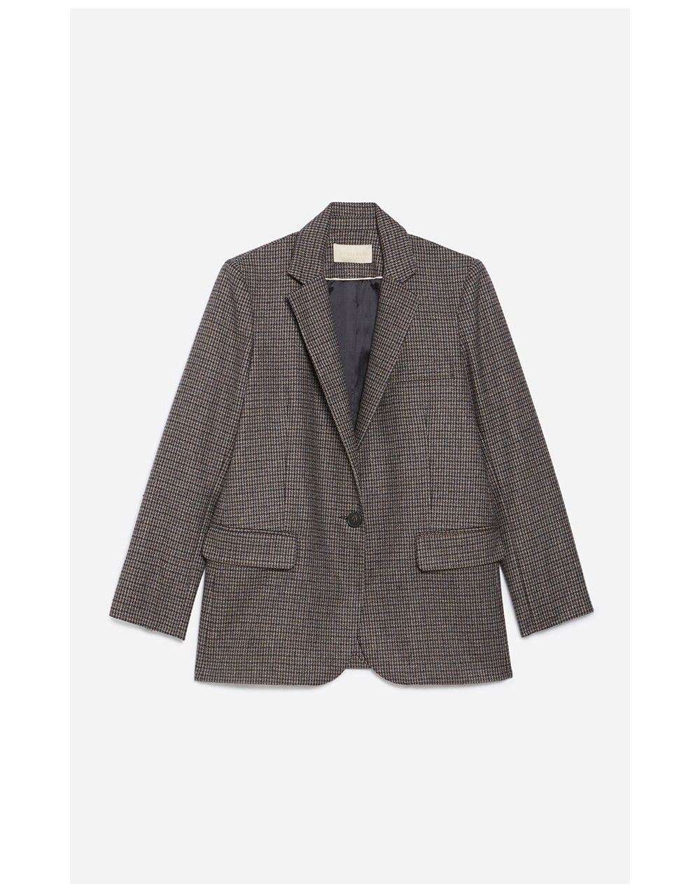 Vanessa Bruno Vanessa Bruno Tilia Winter Check Blazer Col: 100 Multicolore, Size: 12