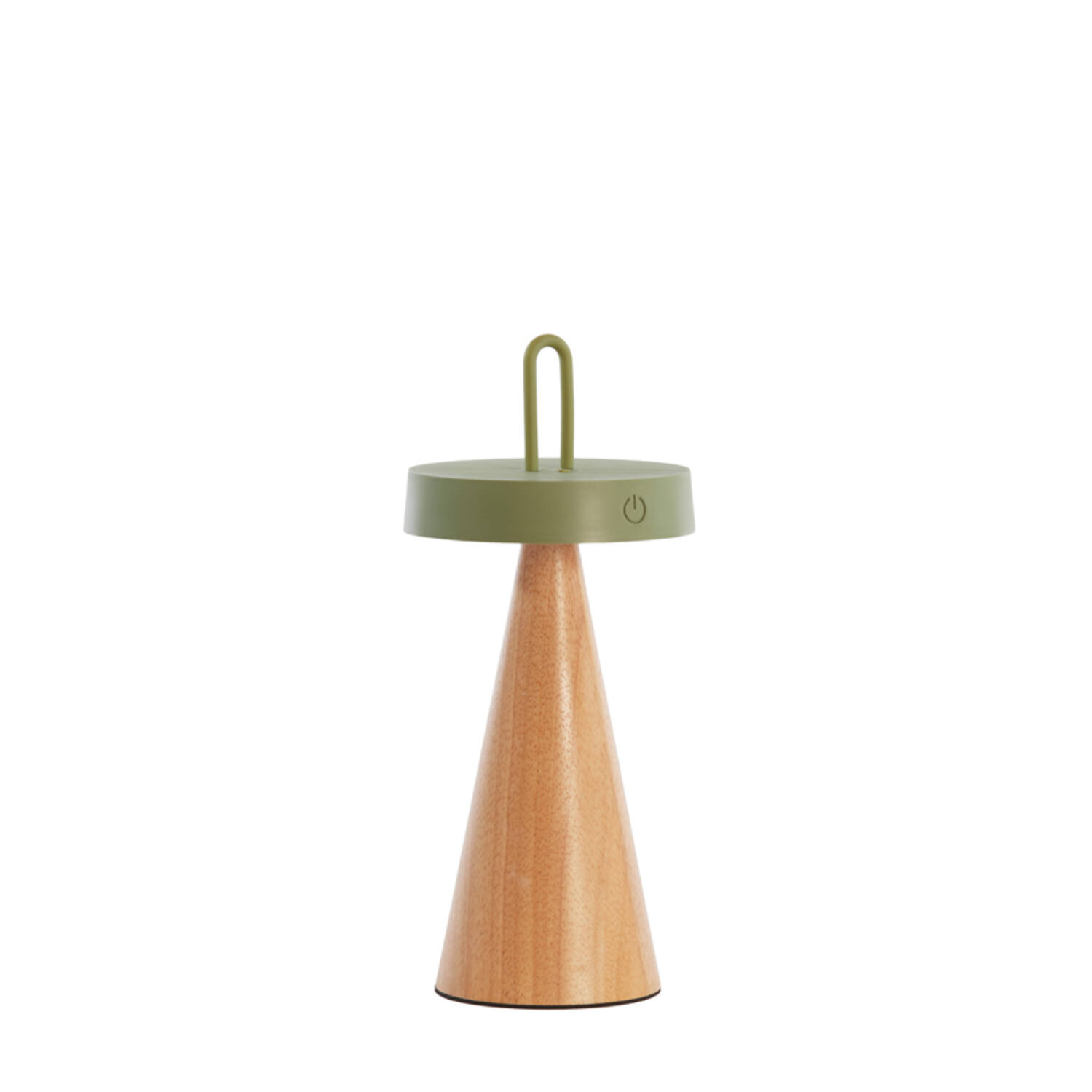 Light & Living 28.5cm Olive and Wood Ankenta LED Table Lamp