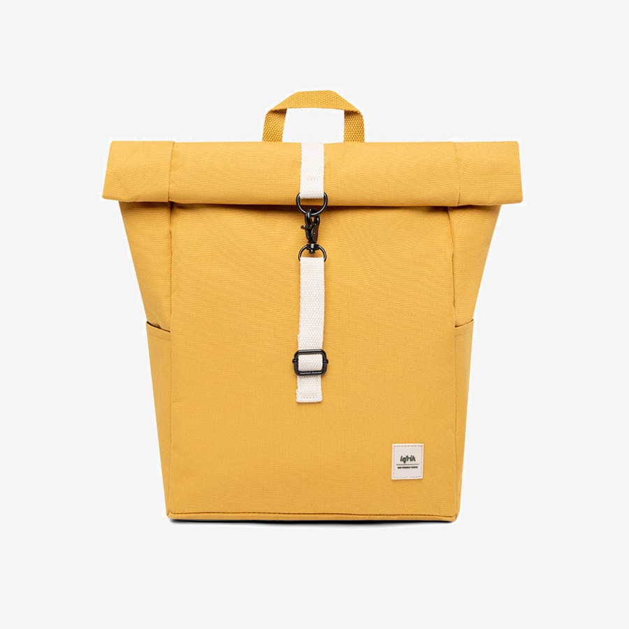 Lefrik Roll Mini Back Pack in Mustard