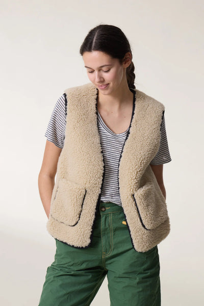 BOHO BEACH FEST Leon & Harper Veli Gilet - Off White