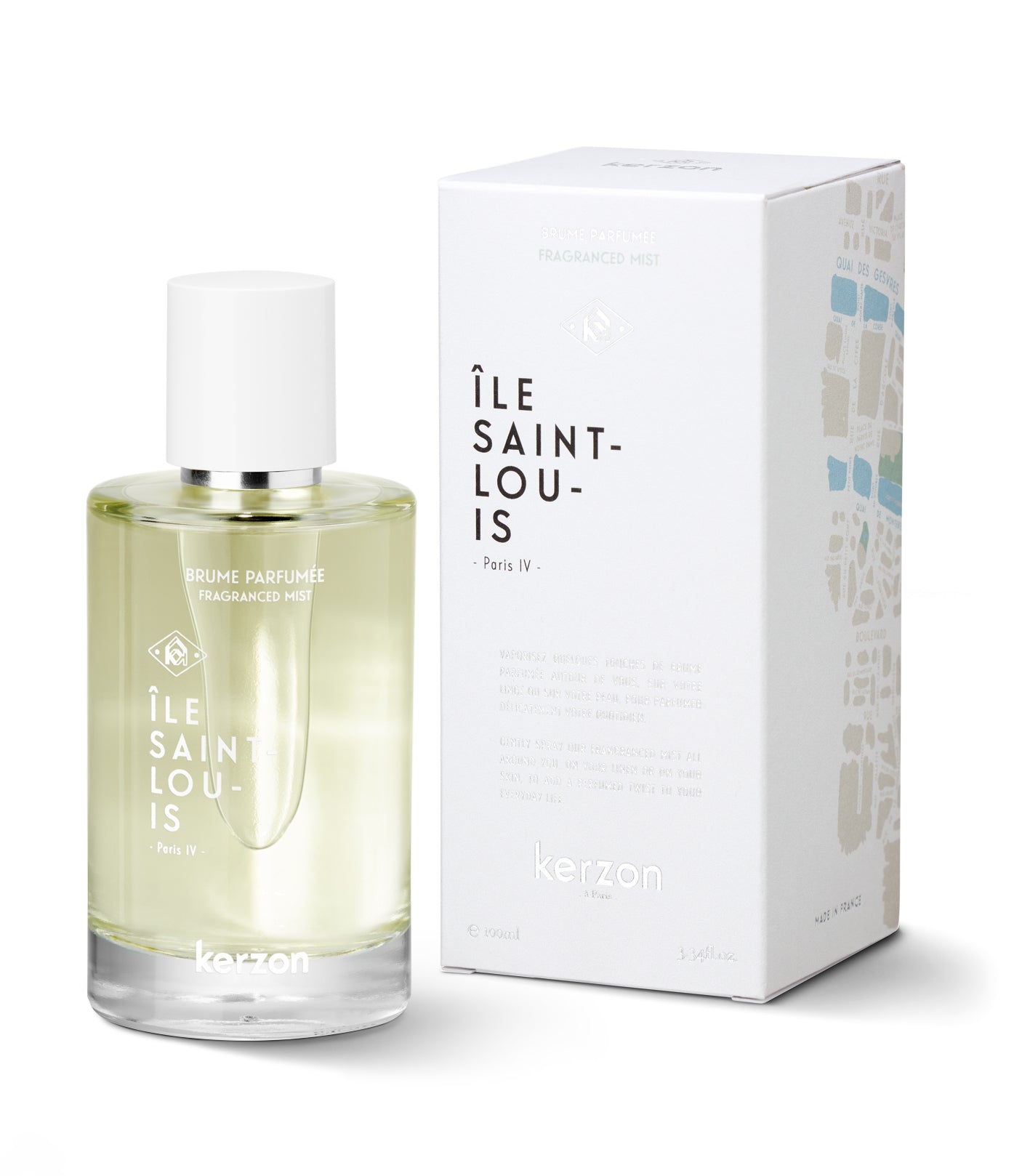 Kerzon Brume Parfumée Ile Saint Louis- Vétiver Et Patchouli