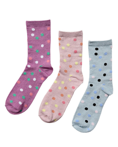 Numph Sascha Socks 3pk In Multi