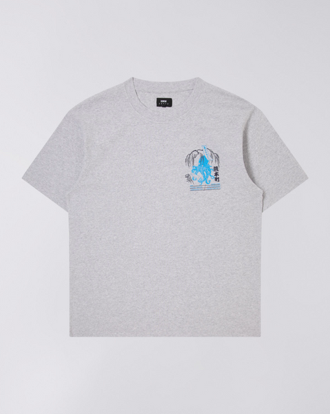 Edwin Drink Mood TS Grey Heather T Shirt