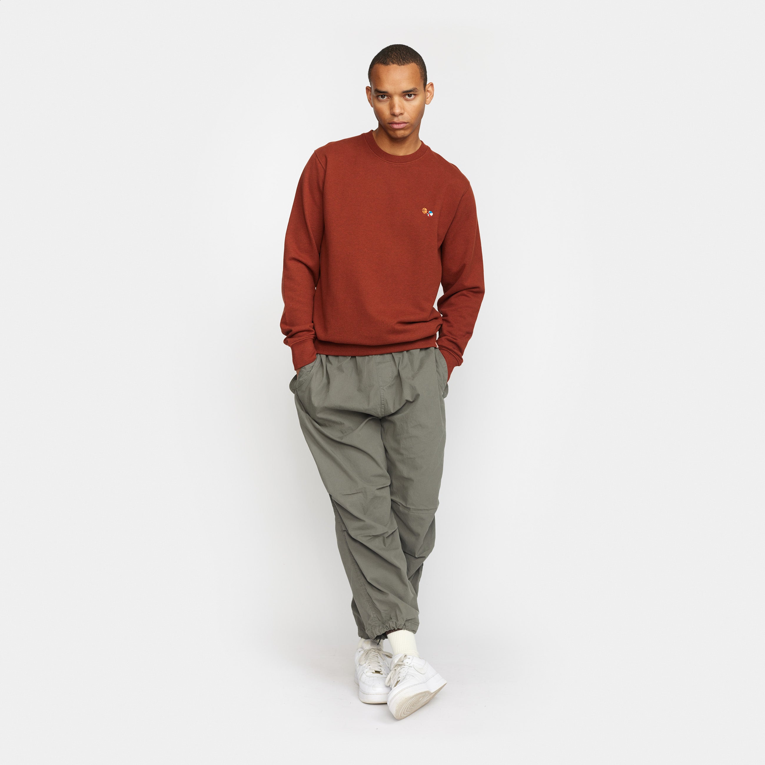 Revolution Darkred Melange 2779 BAS Application Sweatshirt