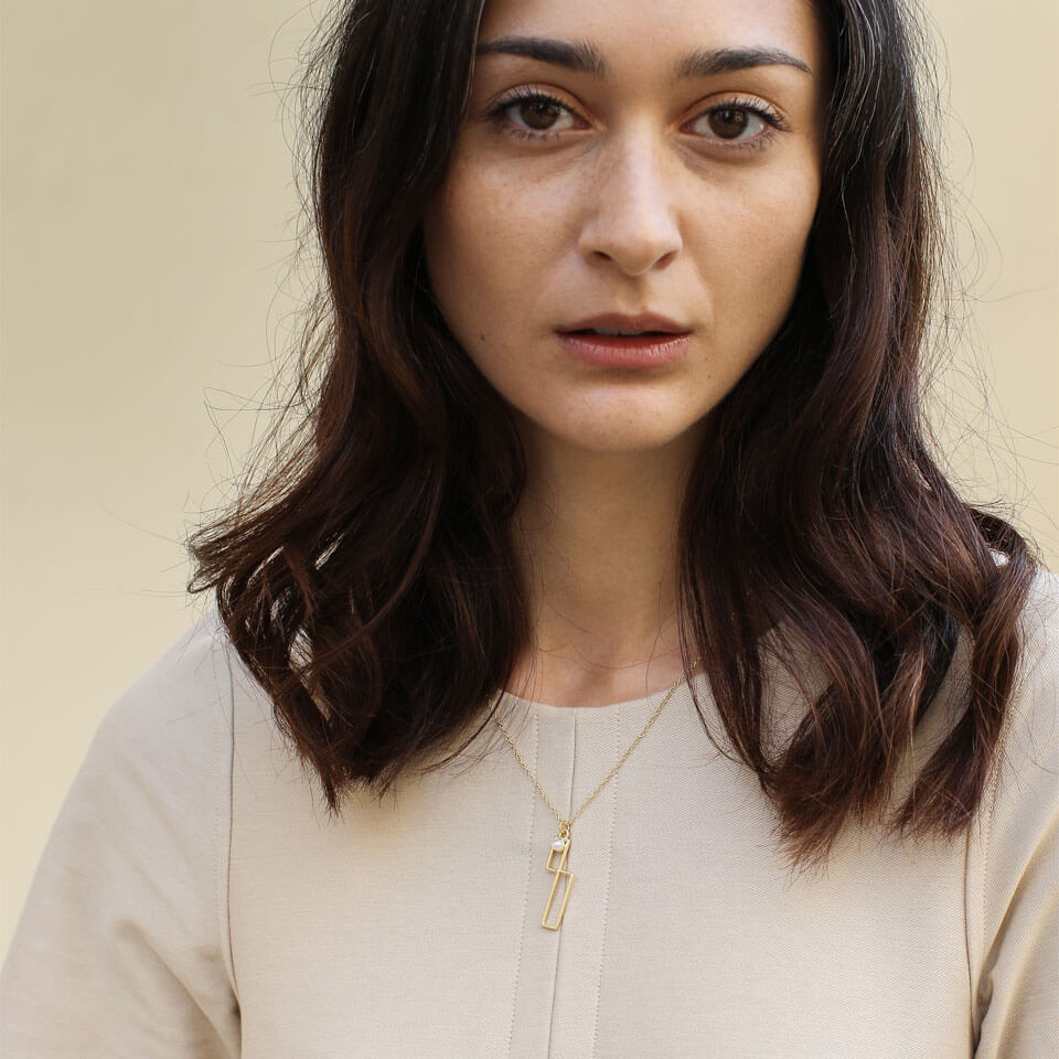 A Weathered Penny  Ivy Necklace