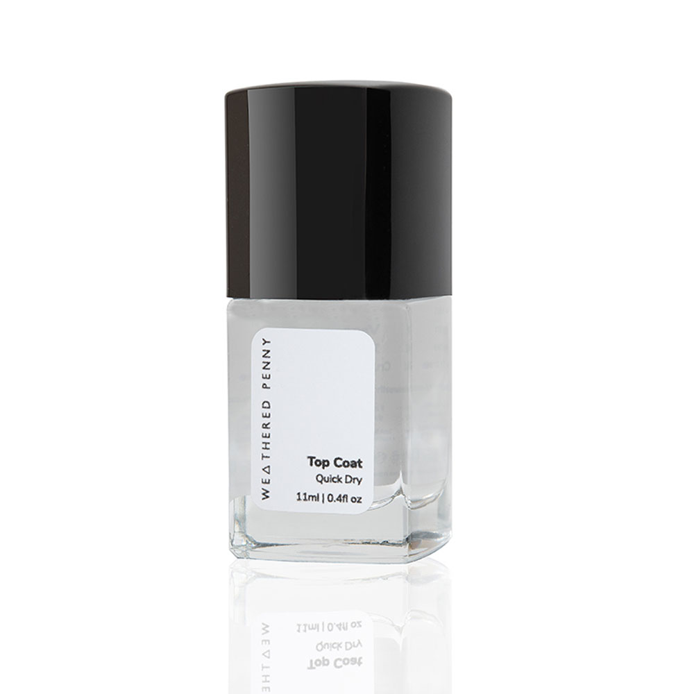 A Weathered Penny  11ml Quick Dry Top Coat Nail Polish