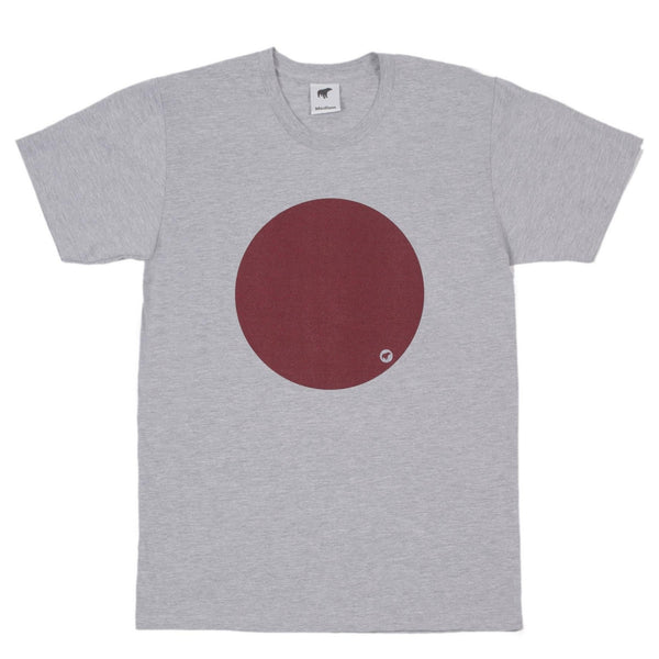 Plain Bear Circle Printed Short Sleeves T Shirt