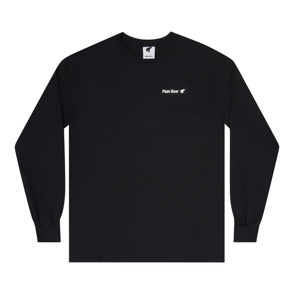 Plain Bear Text Long Sleeves T Shirt