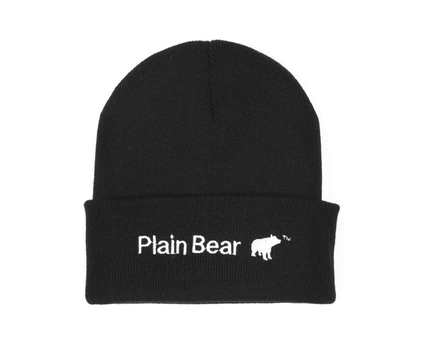 Plain Bear Embroidered Beanie