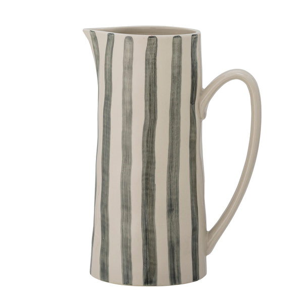 Bloomingville Begonia Green Stoneware Jug