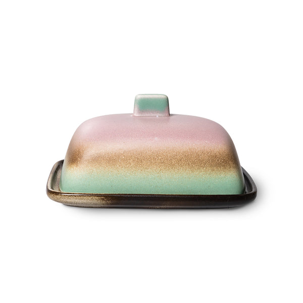 HK Living 70s Ceramics: Butter Dish Mercury