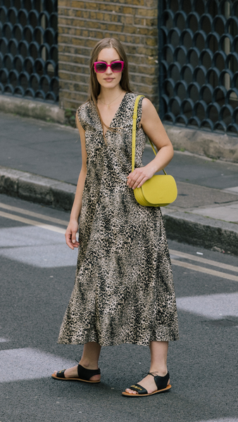 Percy Langley Warwick Leopard Dress