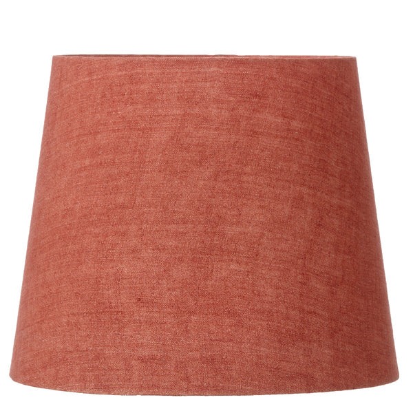 Bungalow DK Linen Lampshade Rust Large