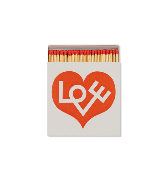 Archivist Luxury Matches, Love By Alexander Girard