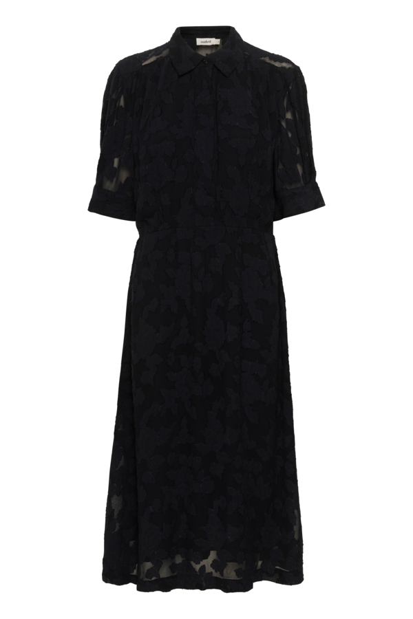 Soaked in Luxury  Black Felisia Shirt Dress