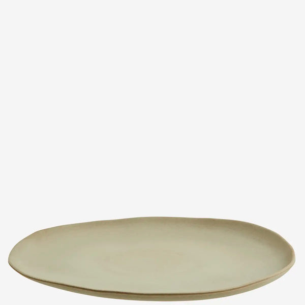 Madam Stoltz Eco Sustainable Melamine Dinner Plate - Matt Taupe