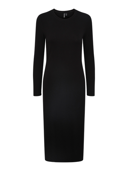 Pieces Pckylie Black Midi Dress