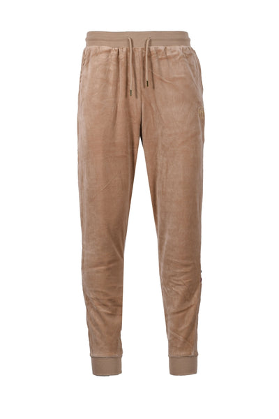 Sergio Tacchini Orion Luxe Velour Track Pants - Humus Brown