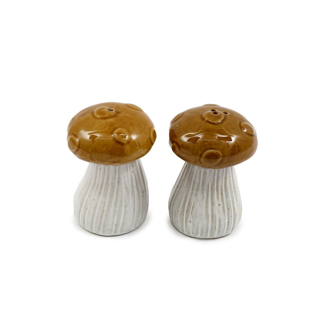 Temerity Jones Mushroom Salt & Pepper Cruet Set