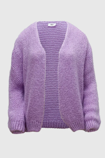 ØST London Smila Cardigan In Lilac