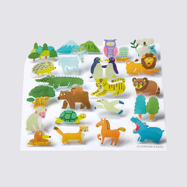 King Jim Pop-up Stickers - Animals