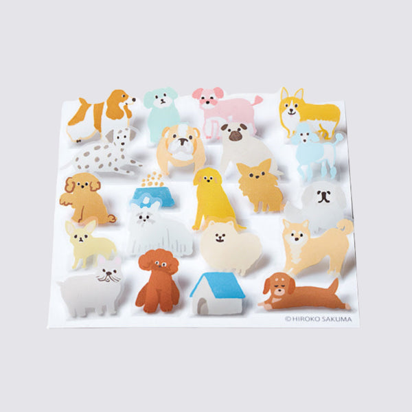 King Jim Pop-up Stickers - Dogs