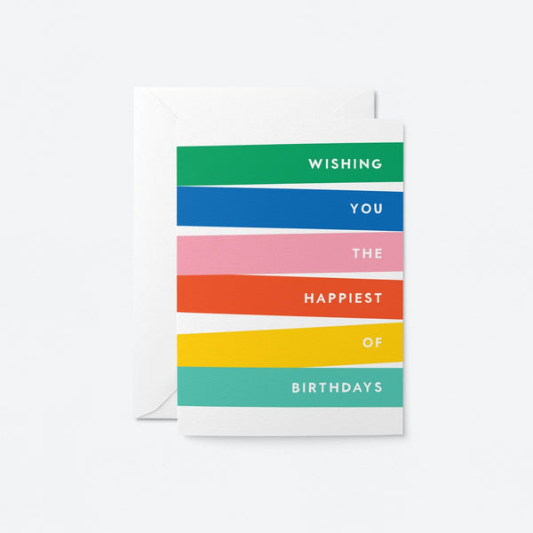 graphic  factory Wishing You The Happiest Of Birthdays Card