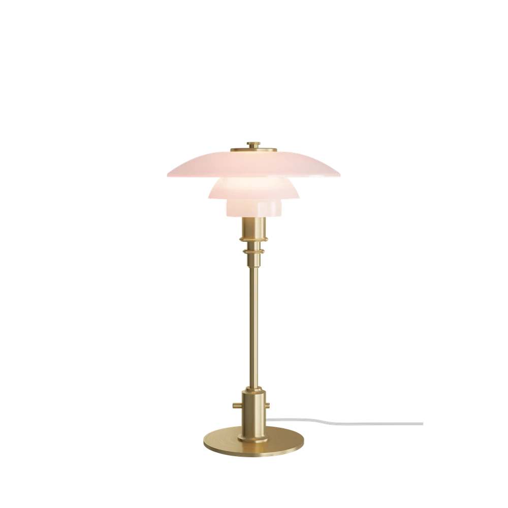 Louis Poulsen PH 2/1 PALE ROSE LÁTON Table Lamp / Pale rose