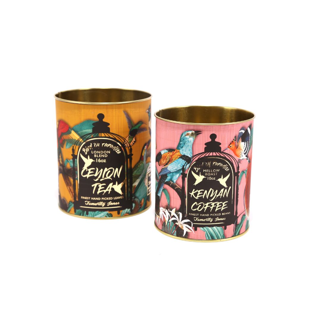 Temerity Jones Birds of Paradise Storage Tin : Set of 2