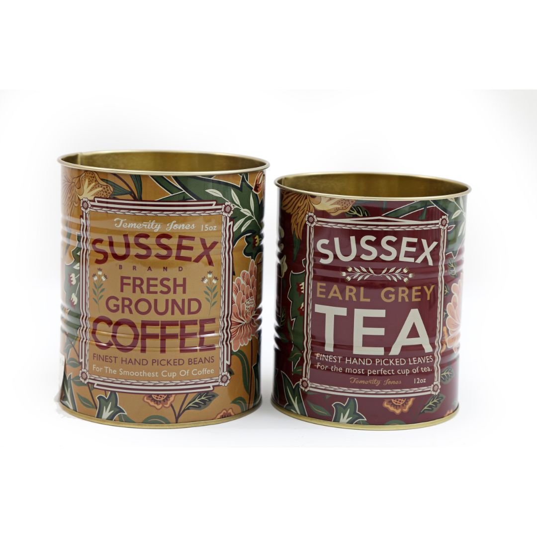 Temerity Jones Sussex Home Decorative Storage Tin : Set of 2