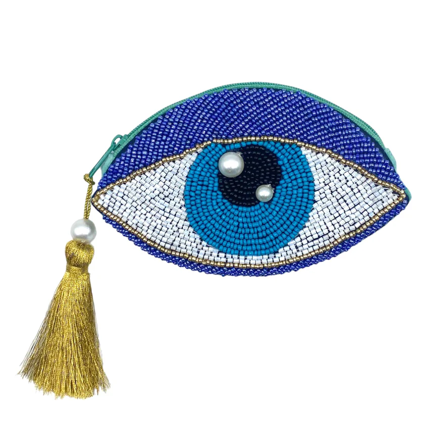 House of disaster Glimmer Eye Beaded Purse