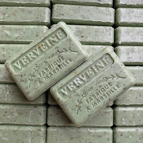 Grand Illusions Exfoliating Natural Soap Bar Verbena Savon De Marseilles