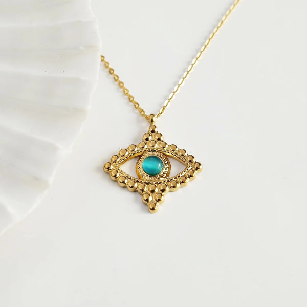 Augusta Jewellery | Mystical Eye Necklace | Gold