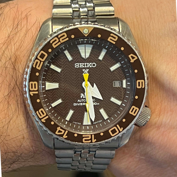 Seiko Vintage 7002-7000 Mod Padi Brown