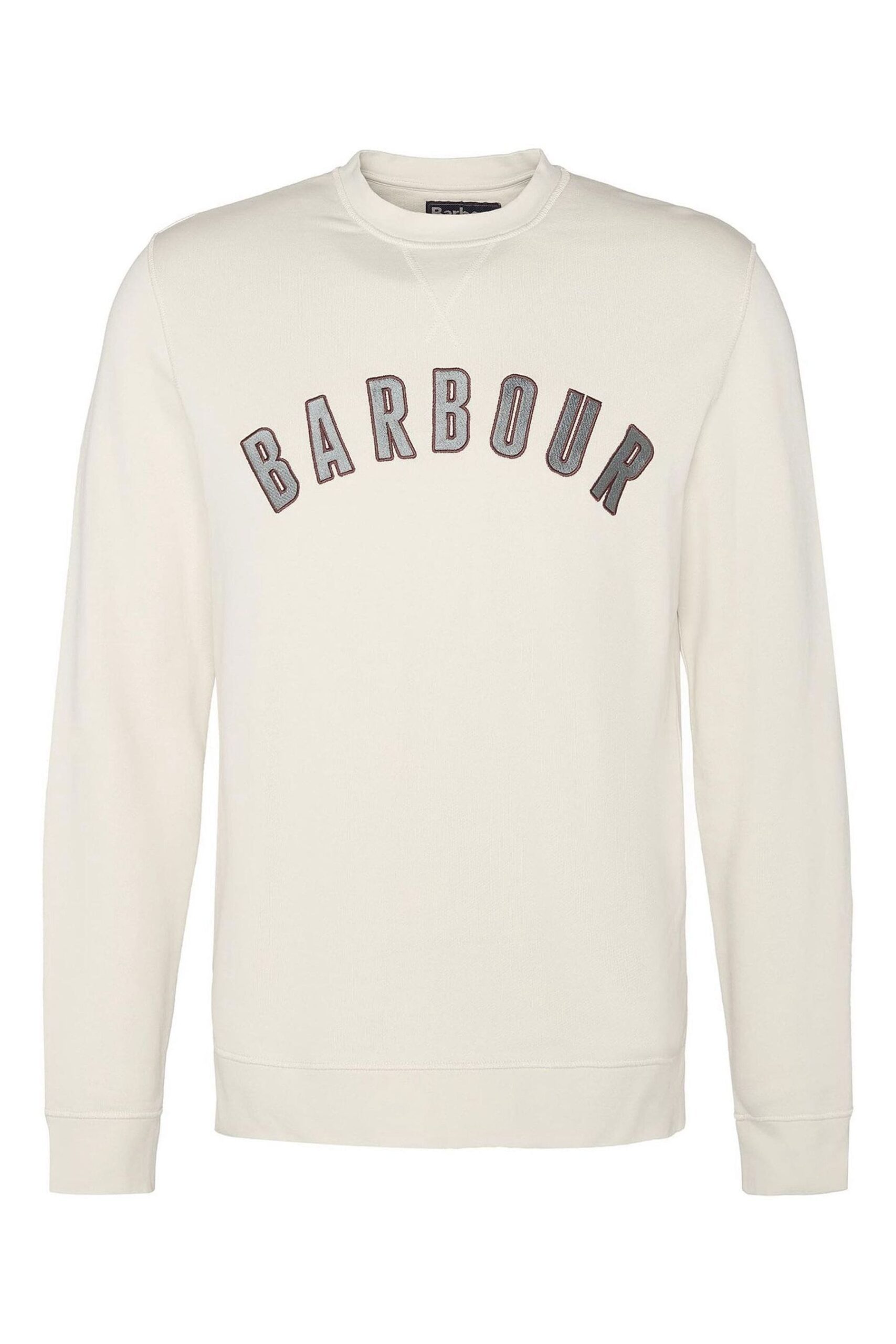 Barbour Barbour Denby Logo Sweatshirt Ecru Grey