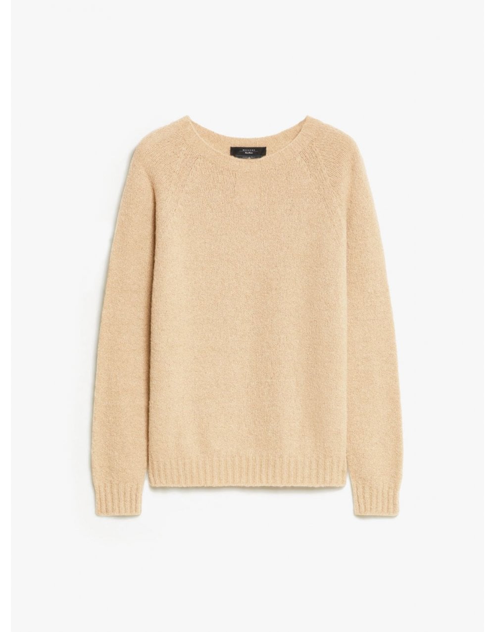 Max Mara Weekend Max Mara Weekend Ghiacci Knitted Crew Neck Jumper Col: 002 Sand, Size: