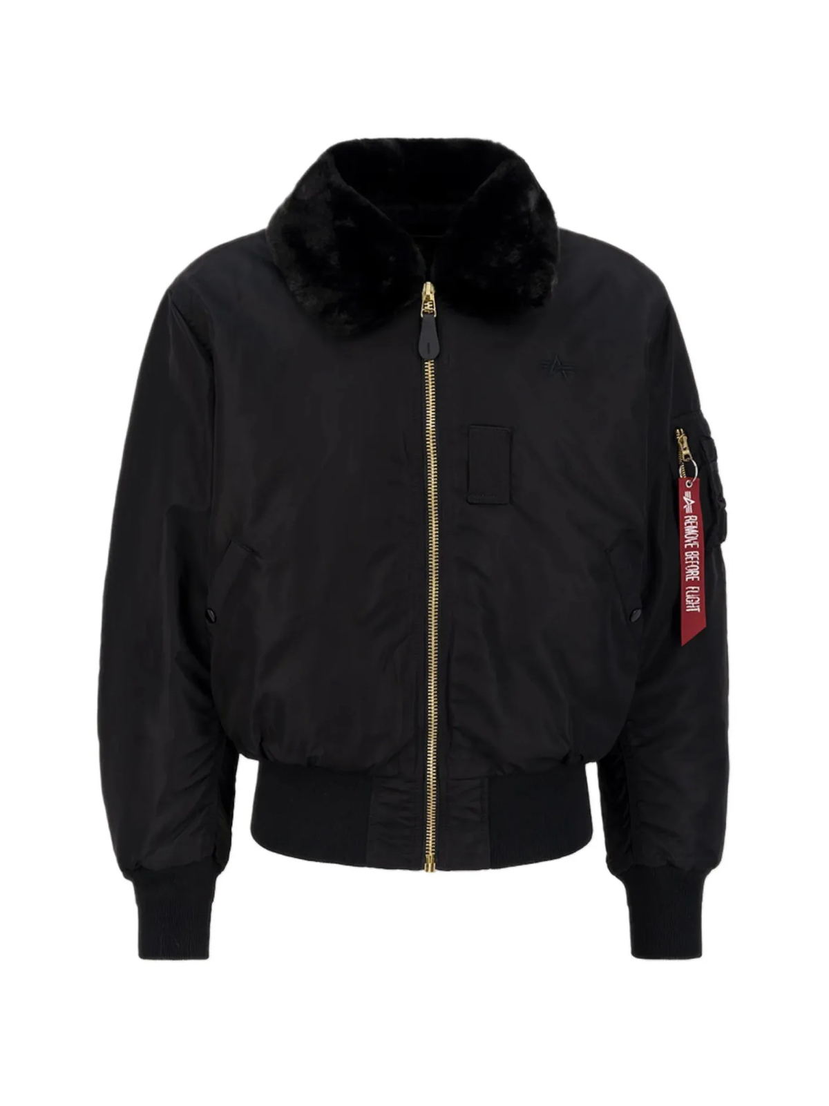 Alpha Industries Black B 15 Aviator Bomber Jacket