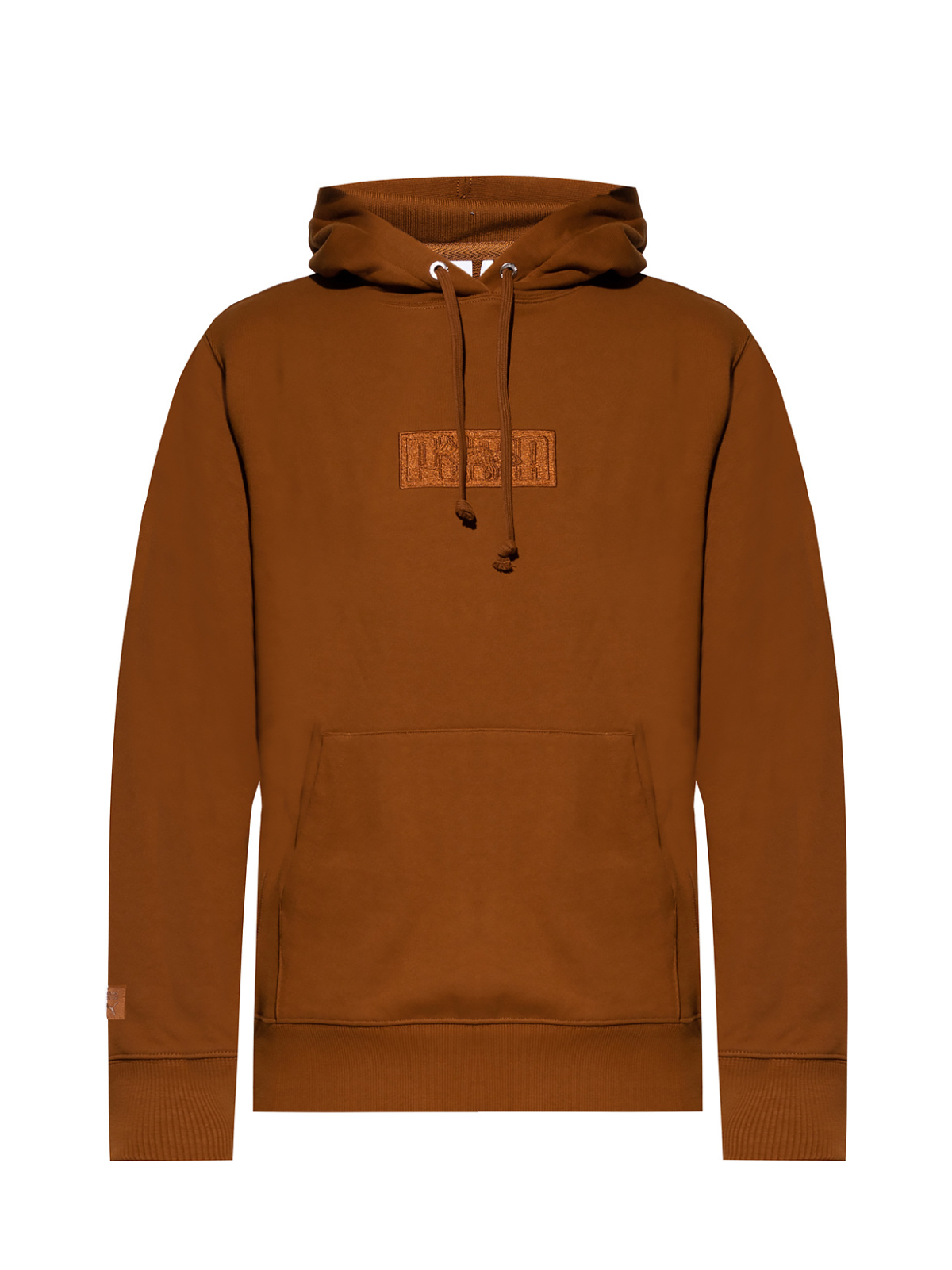 Maison KitsunÃ© Brown Monks Robe Puma Logo Hoodie