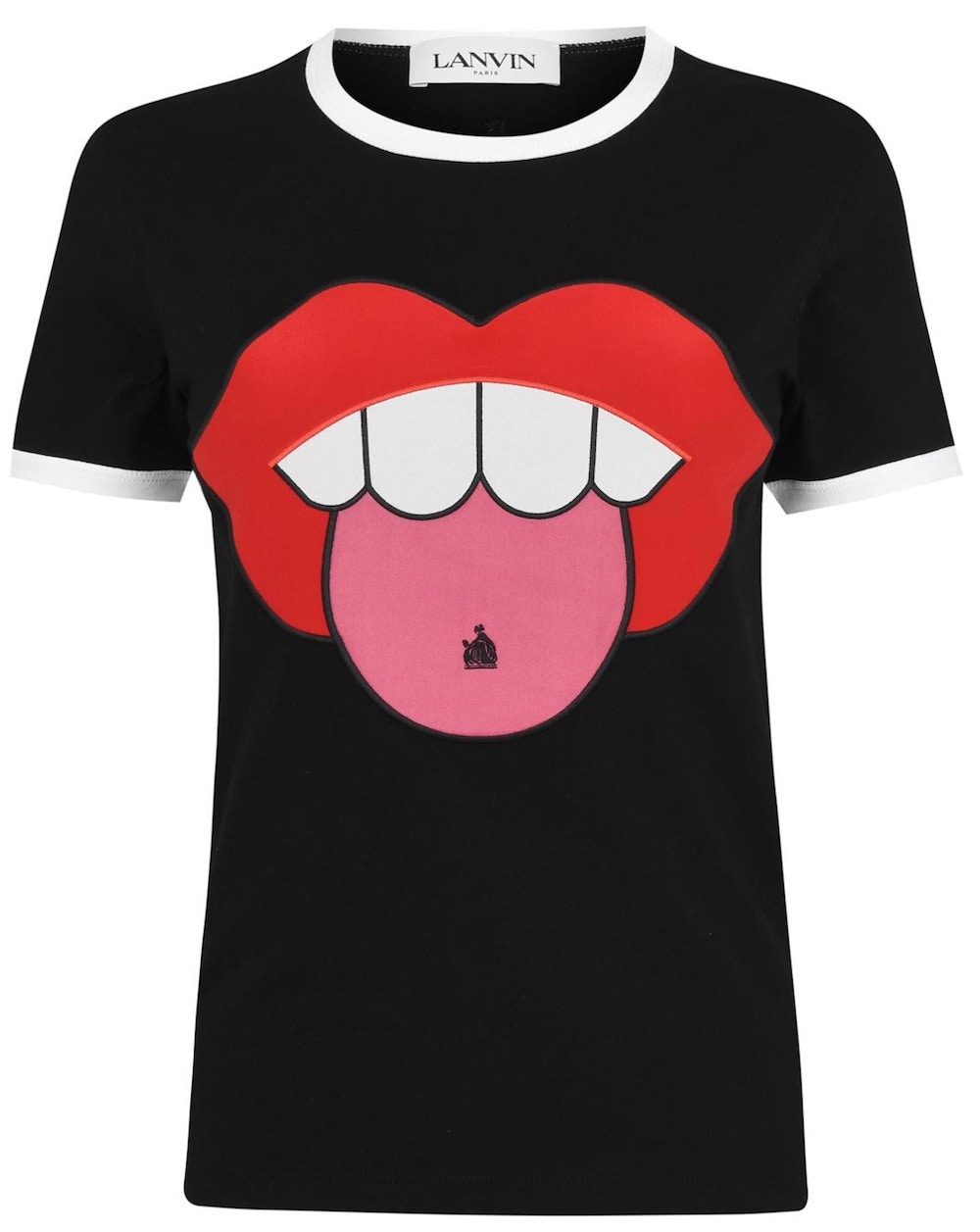 Lanvin Lips Logo T Shirt