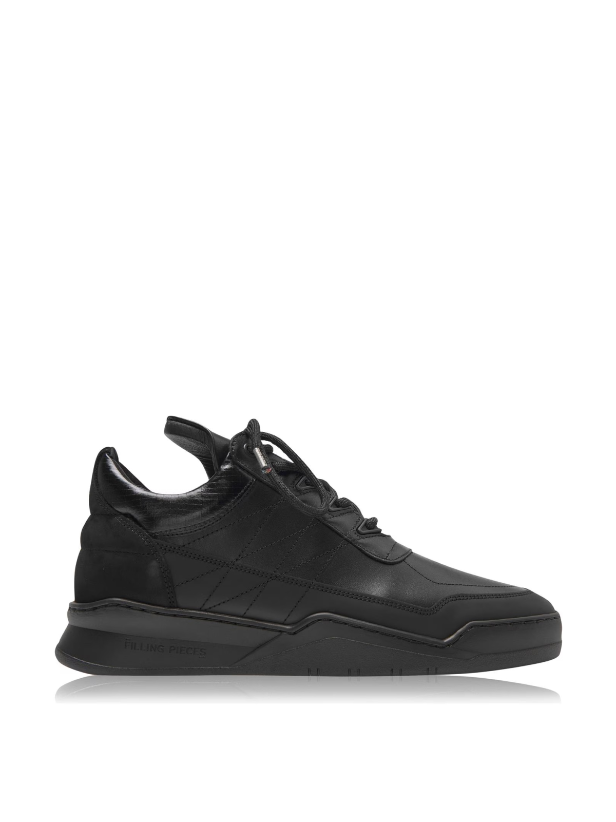 Filling Pieces Black Low Top Ghost Tweek Sneakers