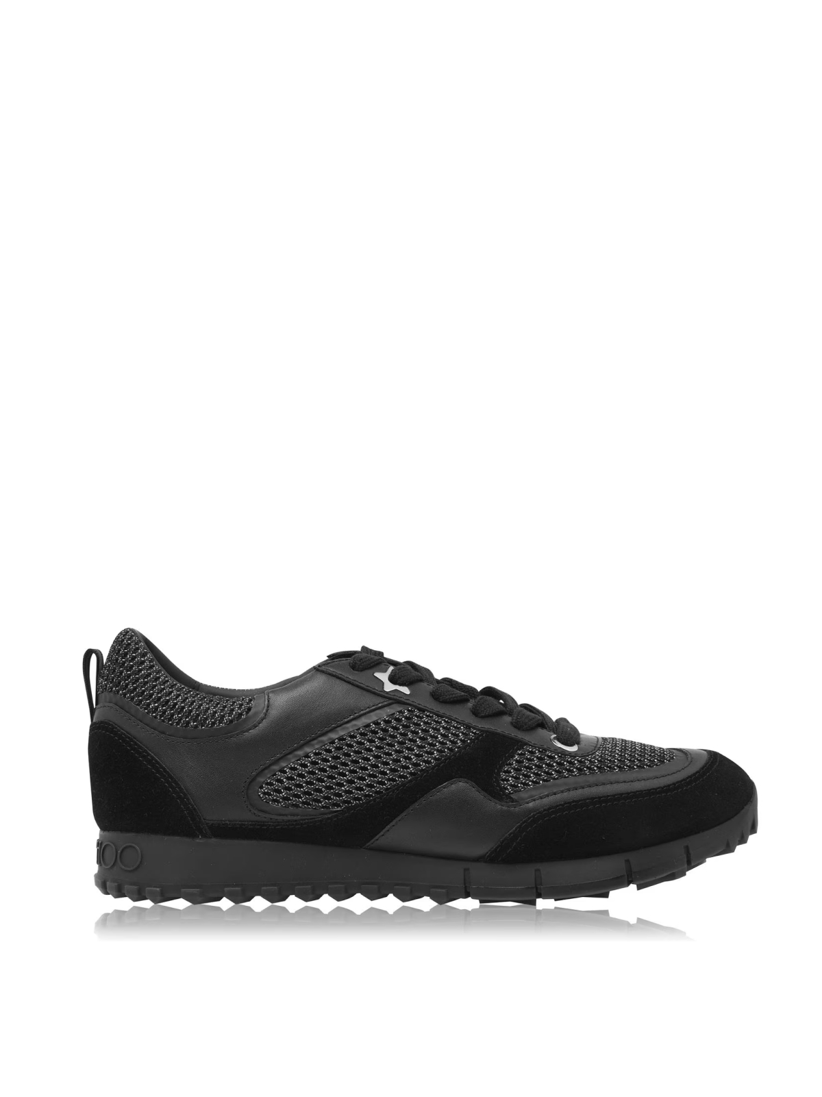 Jimmy Choo Black Java Low Top Sneakers