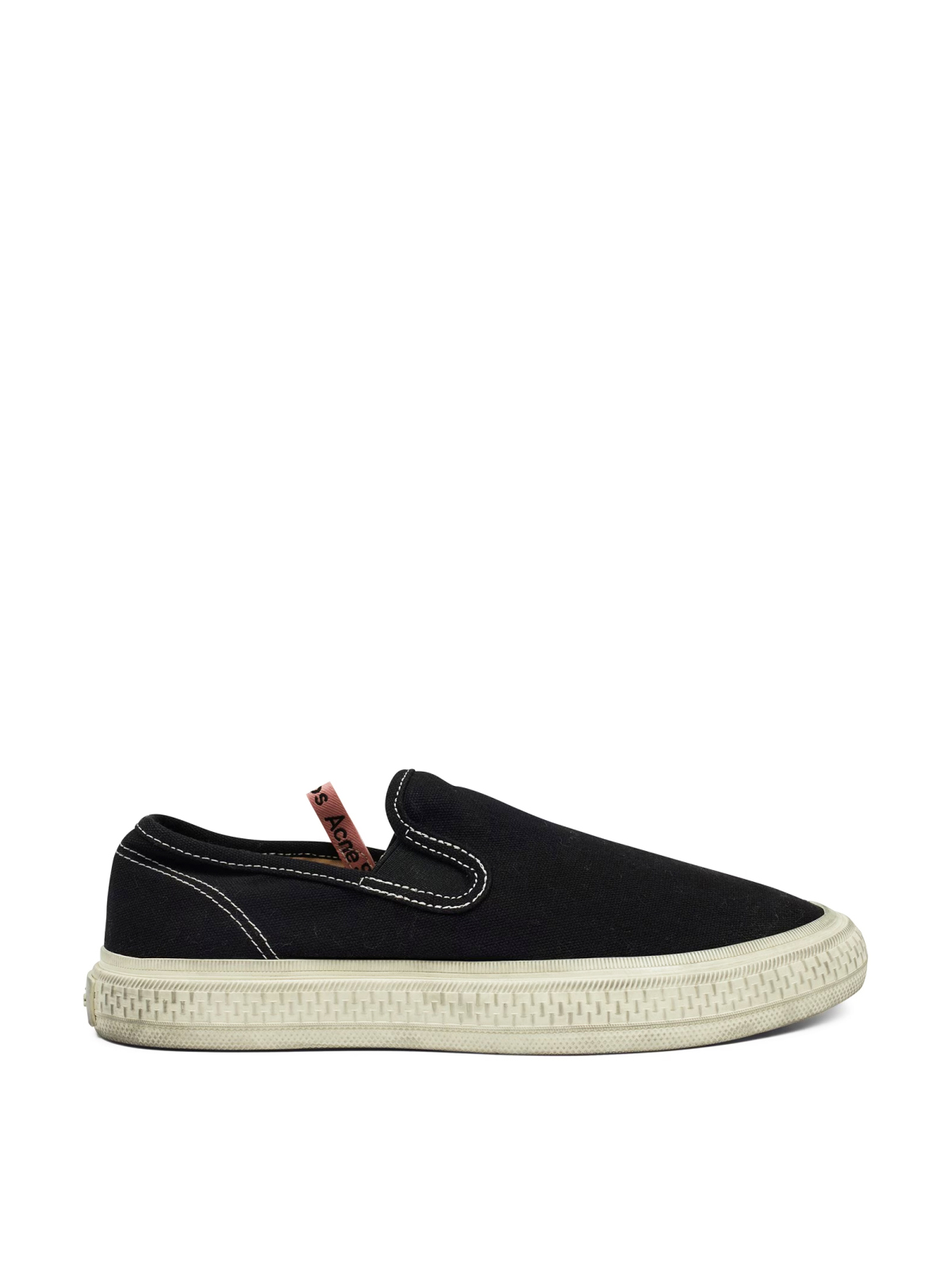 Acne Studios Black Ballow Tumbled Slip on Sneakers